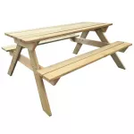 I&scaron;kylos stalas, 150x135x71,5cm, mediena
