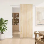 Stumdomų durų furnitūros komplektas 152,4 cm Plienas Balta