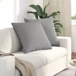 Sofa Pagalvės 2 pcs Debesų pilka 60 x 60 cm audinys