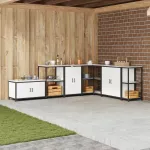 Virtuvės saugojimas HATTEM Balta 60 x 50 x 92 cm Plienas