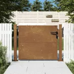 Sodo vartai, 100x75 cm, Corten plienas