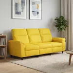 Sofa &Scaron;viesi geltona 214 x 90 x 95 cm Audinys