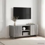 Televizoriaus stovas 90 x 34.5 x 40 cm Pilka Sonoma