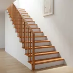Laiptų pakopos 4 vnt. 100 x 30 x 2 cm &Scaron;viesiai rudas