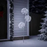 S formos LED kalėdinė eglutė Balta 18 x 18 x 120 cm Plienas