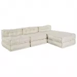 Modulinė sofa 4 pcs Kreminė Audinys
