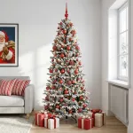 Dirbtinė kalėdinė eglutė su rutuliuku 180 cm 300 LED