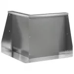 Sienelė 50 x 50 x 40 cm Galvanizuotas plienas Sidabrinė