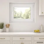 Bendras lango vidinis atspalvis baltas RISOR 70 x 55 cm
