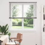 Venecijieti&scaron;kos žaliuzės Sidabro 175 x 130 cm Aliuminis