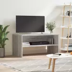 TV spintelė, pilka ąžuolo, 80x40x40cm, apdirbta mediena