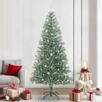Dirbtinė Kalėdų Eglė Su Sniegu ir LED &Scaron;viesa su 300 LED 240 cm