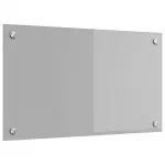 Virtuvės atbraila &Scaron;viesiai pilka 70 x 40 cm grūdintas stiklas