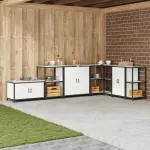 Virtuvės saugojimas HATTEM Balta 90 x 50 x 53 cm Plienas