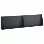 Sienelė 2 vnt. 80 x 12 x 40 cm Plienas Antracito