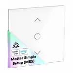 Meross MRS100MA(EU) i&scaron;manus WiFi užuolaidų jungiklis (Matter) universalus