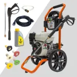 Gaspper GP3300HD benzininis auk&scaron;to slėgio plovimo aparatas, Honda, 5,5 HP, 220 bar/3 200 PSI