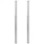 2 Teleskopinės Stalo Kojos, Nerūdijantis plienas, 710 - 1 100 mm