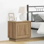 &Scaron;alia lovos spintelė 2 pcs Amatininkų ąžuolas 44 x 34,5 x 45 cm