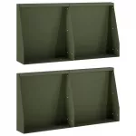 Sienelė 4 vnt. 40 x 12 x 30 cm Plienas Alyvuogių žalia
