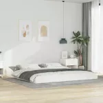 Lovos rėmas Balta 200 x 210 cm Kietos pu&scaron;ies mediena