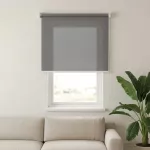Lauko roletai 90% UV blokavimui &Scaron;viesiai pilka 80 x 140 cm HDPE