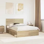 Lovos rėmas Sonoma 140 x 190 cm Kietos pu&scaron;ies mediena