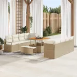 Sodo Sofų Rinkinys Bežinė ir kreminė 100 x 100 x 71 cm
