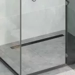 2 viename du&scaron;o nutekėjimas Juoda 90 cm Nerūdijantis plienas 304