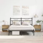 Naktinis staliukas 2 pcs Amatininkų ąžuolas 45 x 34 x 44 cm
