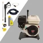 Waspper W3000HF benzininis auk&scaron;to slėgio plovimo įrenginys, Honda, 5,2 AG, 207 bar / 3 000 PSI