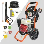 Gaspper GP3300HX Profesionalus auk&scaron;to slėgio plovimo aparatas, Honda, 5,8 HP, 220 bar / 3 200 PSI