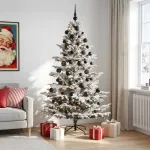 Dirbtinė kalėdinė eglutė su rutuliuku 210 cm 300 LED