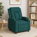 Atlo&scaron;iamas masažinis krėslas Tamsiai žalia 75 x 95 x 100 cm