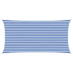 Saulės &scaron;e&scaron;ėlio audinys Mėlyna ir balta 2,5 x 4,5 m HDPE