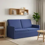 Dviejų vietų sofa Policijos mėlyna 150 x 81 x 82 cm Aksomas