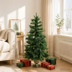 Mini Kalėdų medis 120 cm PVC ir PE Žalia