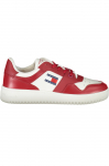 TOMMY HILFIGER raudoni vyri&scaron;ki sportiniai batai