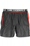 KARL LAGERFELD BEACHWEAR vyri&scaron;kos maudymosi trumpikės, juodos
