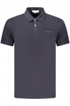 GUESS JEANS vyri&scaron;ki mėlyni polo mar&scaron;kinėliai