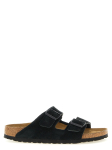 BIRKENSTOCK juodi odiniai vyri&scaron;ki sandalai 'Arizona - Soft Footbed'