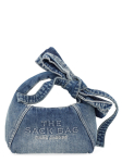 MARC JACOBS mėlyna tekstilinė moteri&scaron;ka rankinė 'The Mini Sack'