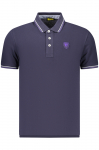 BLAUER APPAREL vyri&scaron;ki polo mar&scaron;kinėliai trumpomis rankovėmis, mėlyni