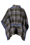 DESIGUAL PONCHO mėlynas moteri&scaron;kas pončas