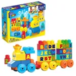 Mega Bloks muzikinis abėcėlės traukinys &bdquo;ABC Musical Train&ldquo;, 50 det.