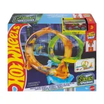 Hot Wheels Neon Speeders trasa &bdquo;Double Loop Dash&ldquo;