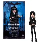 Monster High Skullector lėlė Wednesday Addams juoda suknele