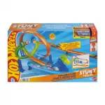 Hot Wheels Stunt Tracks trasa &bdquo;Dvigubos kilpos i&scaron;&scaron;ūkis&ldquo;