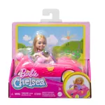 Barbie Chelsea lėlytė su automobiliu ir me&scaron;kiuku
