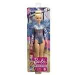 Barbie lėlė gimnastė su juosta ir buožėmis